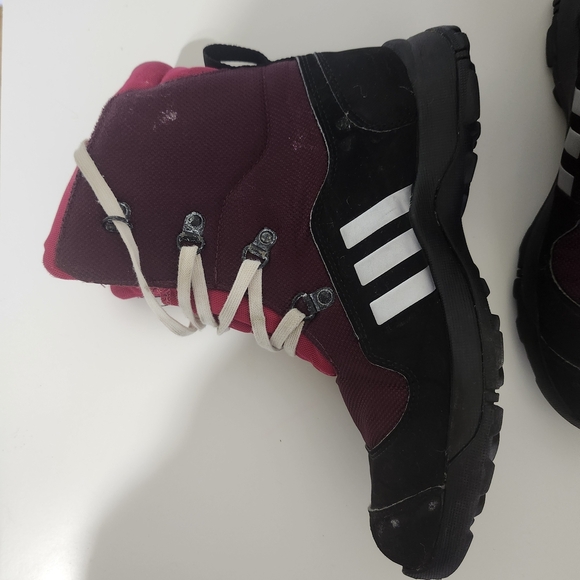 Adidas Climaheat PrimaLoft Snow Boots Sz 5 Pink Purple Insulated Winter Warm - Picture 6 of 16